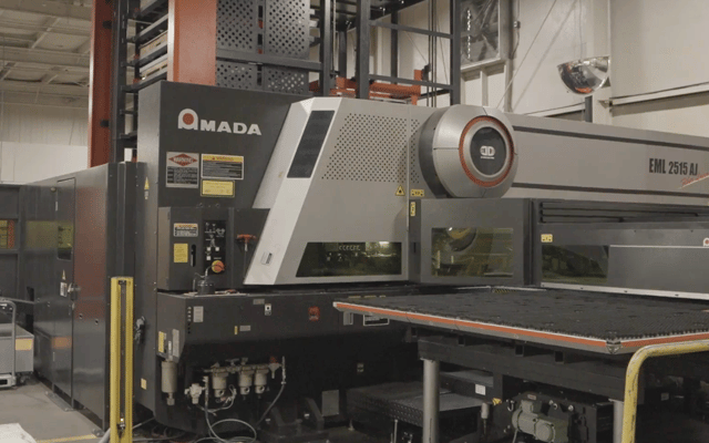 3kW Laser Cutting process step image