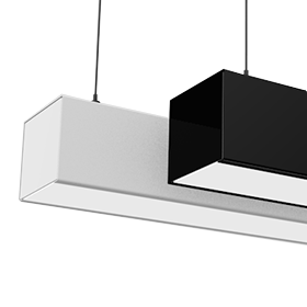 sleek and modern linear architectural LED lighting for commercial interiors