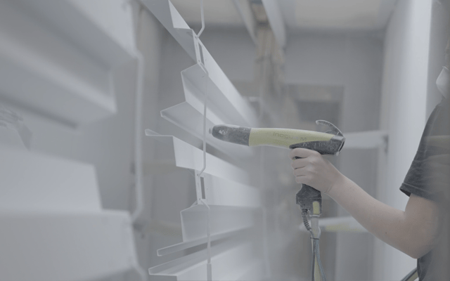 Powder Coating process step image