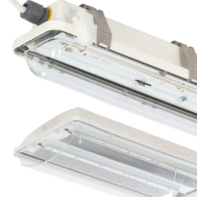 durable certified ip rated vapour proof LED lighting for industrial and outdoor environments